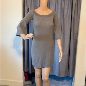 NWOT Gray sweater dress
